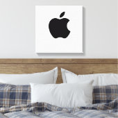 Design des Apple-Logos Leinwanddruck (Insitu (Schlafzimmer))