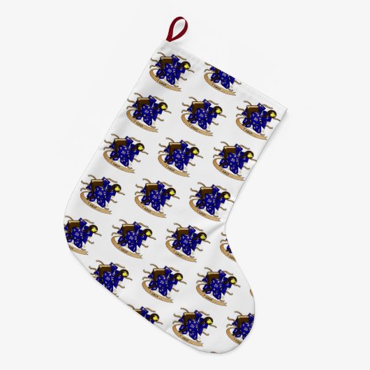 Design des Assistenten Großer Weihnachtsstrumpf (Vorderansicht (hängend))