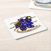 Design des Assistenten Rechteckiger Pappuntersetzer (angewinkelt)