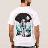 Design des Astronauten-T - Shirt für den Gravity L (Rückseite)