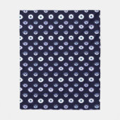 Design des Augenmusters mit Abstrakter, fettfarbig Fleecedecke (Vorderseite)