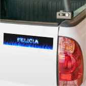 Design des Autoaufklebers "Felicia blue fire and f Autoaufkleber (Auf Lkw)