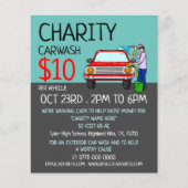 Design des Autos, Wohltätigkeit-Auto-Wash-Event-We Flyer (Vorne)