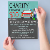 Design des Autos, Wohltätigkeit-Auto-Wash-Event-We Flyer (Hand)