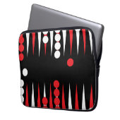Design des Backgammon-Motherboards Laptopschutzhülle (Vorderseite Links)