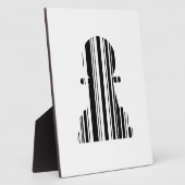 Design des BAR CODE-Schachstückmusters Fotoplatte (Seite)