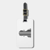 Design des BAR CODE-Schachstückmusters Gepäckanhänger (Vorderseite vertikal)