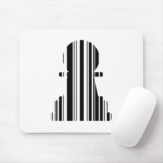 Design des BAR CODE-Schachstückmusters Mousepad (Mit Mouse)