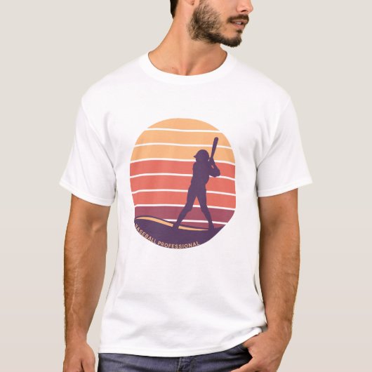Design des Baseball-T - Shirt (Vorderseite)