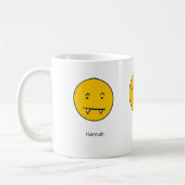 Design des benutzerdefinierten Name-Smileys Kaffeetasse (Links)