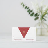 Design des Beruflichen Visitenkarten-Logos Visitenkarte (Stehend Vorderseite)