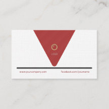 Design des Beruflichen Visitenkarten-Logos