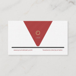 Design des Beruflichen Visitenkarten-Logos Visitenkarte