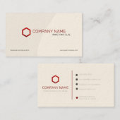 Design des Beruflichen Visitenkarten-Logos Visitenkarte (Vorne/Hinten)