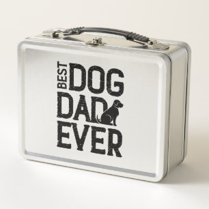 Design des besten Hundes-Vaters je T - Shirt (3) Metall Brotdose