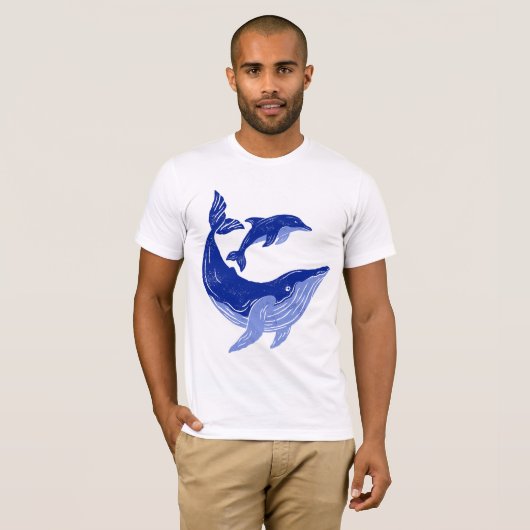 Design des Blauen T - Shirt (Vorne ganz)