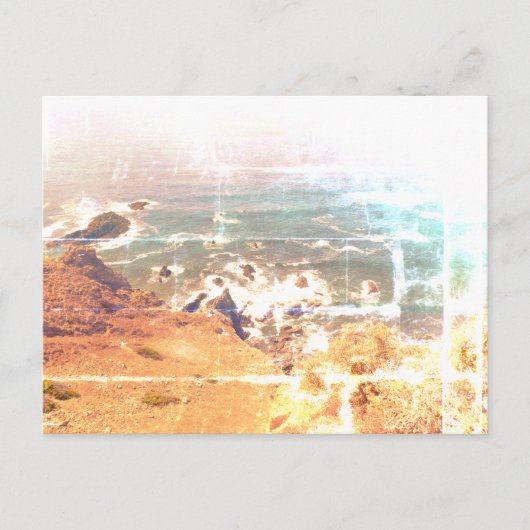 Design des Blickwinkels der Postkarte (Vorderseite)