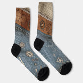 Design des Blueprints - Dekor des Architekten Socken (Rechts)