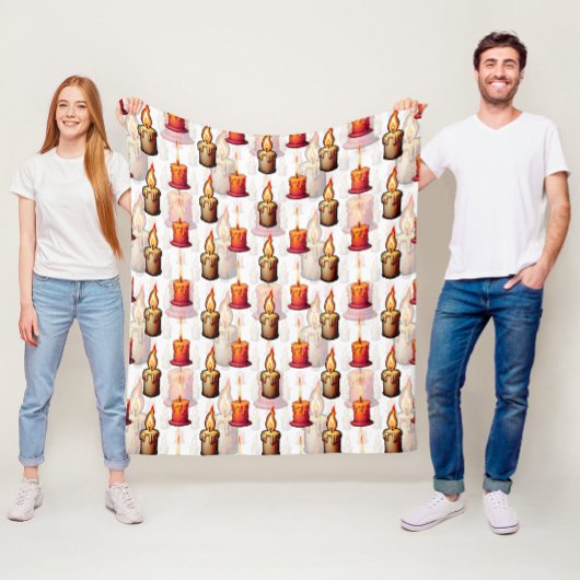 Design des Brennmusters Fleecedecke