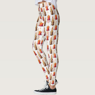 Design des Brennmusters Leggings