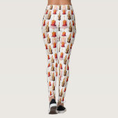 Design des Brennmusters Leggings (Rückseite)