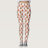 Design des Brennmusters Leggings (Vorderseite)