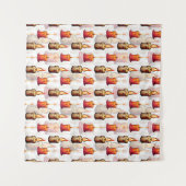 Design des Brennmusters Wandteppich (Vorderseite (Horizontal))