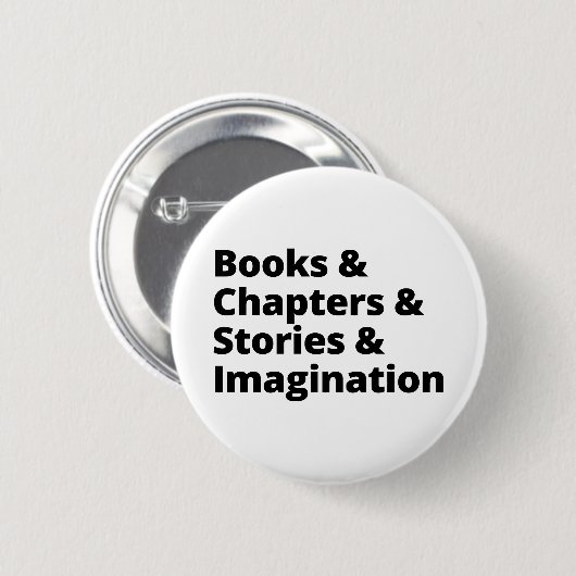 Design des Buchverlaufs Button (Vorne & Hinten)
