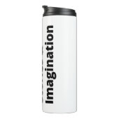 Design des Buchverlaufs Thermosbecher (Nach rechts gedreht)