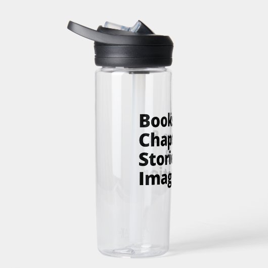 Design des Buchverlaufs Trinkflasche (Rechts)