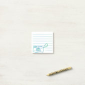 Design des Camera-Fotos Post-it Klebezettel (Auf Schreibtisch)