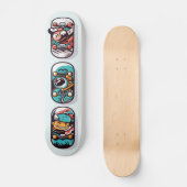 Design des Cartoon 2 Skateboard (Vorderseite)