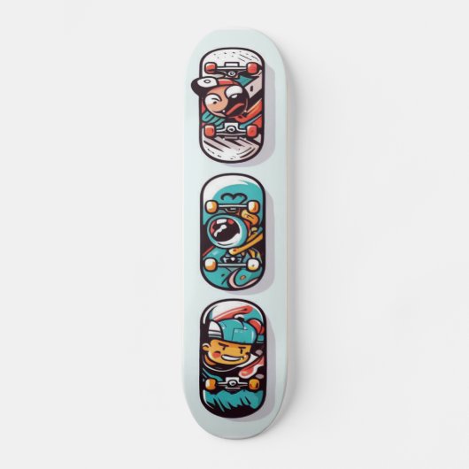 Design des Cartoon 2 Skateboard (Vorderseite)