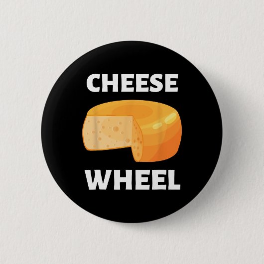Design des Cheese Wheel Video Game Meme Button (Vorderseite)