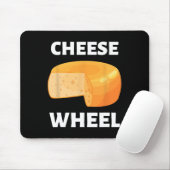 Design des Cheese Wheel Video Game Meme Mousepad (Mit Mouse)