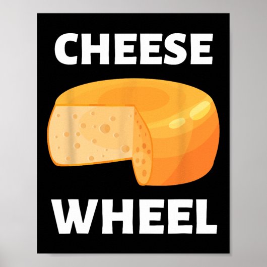 Design des Cheese Wheel Video Game Meme Poster (Vorne)