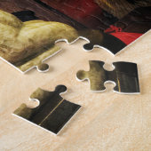 Design des chinesischen Pferdes aus Puzzle-Marmor  Puzzle (Seite)