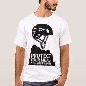 Design des Climberschutzhelms | Erlebnissport T-Shirt (Vorderseite)
