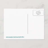 Design des CPA-Abschlusses für die Zukunft nicht m Ankündigungspostkarte (Rückseite)