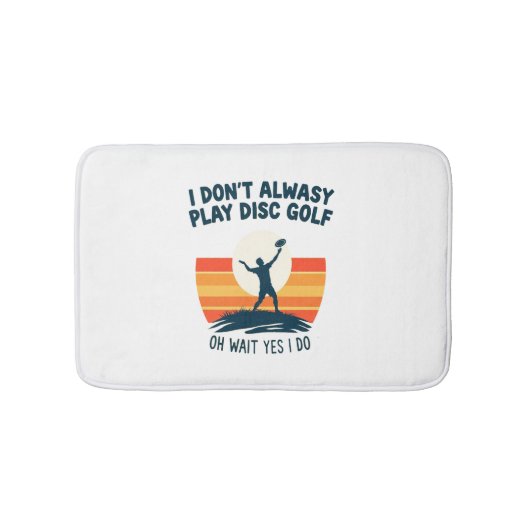 Design des Disk Golf Lover T - Shirt Badematte (Vorderseite)