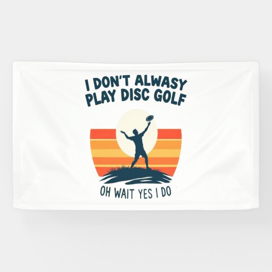 Design des Disk Golf Lover T - Shirt Banner (Horizontal)