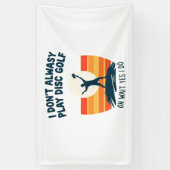 Design des Disk Golf Lover T - Shirt Banner (Vertikal)