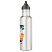 Design des Disk Golf Lover T - Shirt Edelstahlflasche (Rechts)