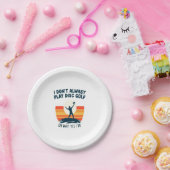 Design des Disk Golf Lover T - Shirt Pappteller (Party)