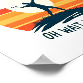 Design des Disk Golf Lover T - Shirt Poster (Ecke)