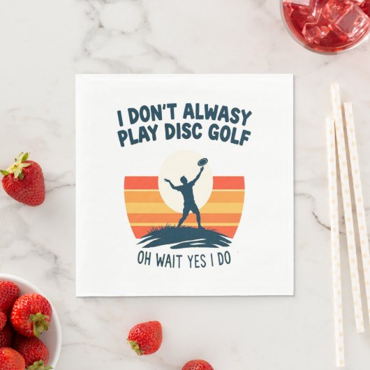 Design des Disk Golf Lover T - Shirt Serviette (Beispiel)