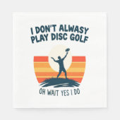 Design des Disk Golf Lover T - Shirt Serviette (Vorderseite)