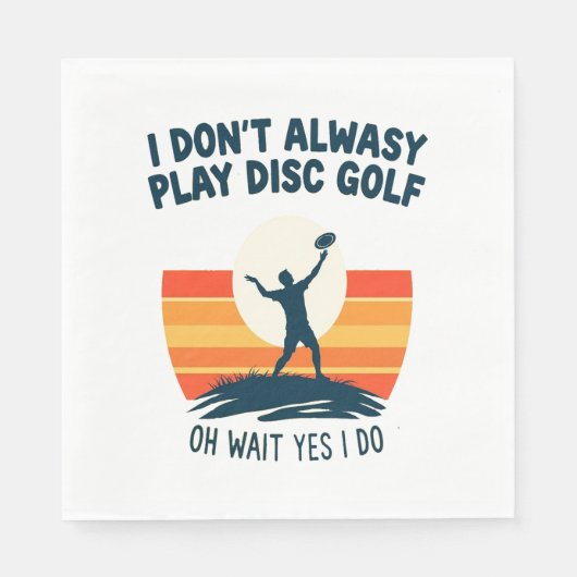 Design des Disk Golf Lover T - Shirt Serviette (Vorderseite)