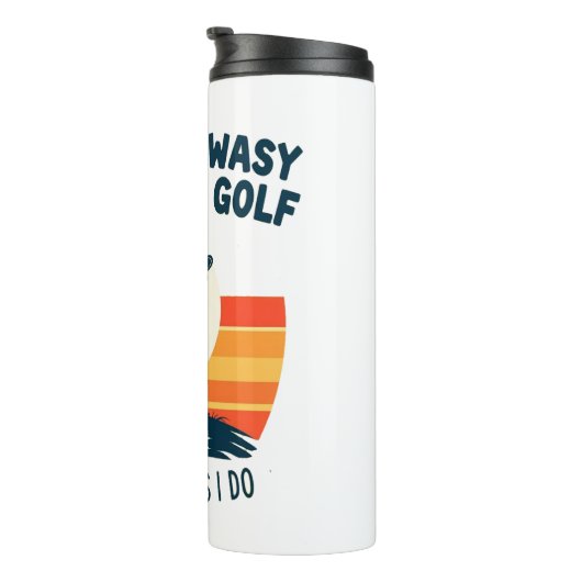 Design des Disk Golf Lover T - Shirt Thermosbecher (Nach rechts gedreht)