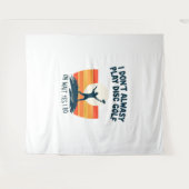 Design des Disk Golf Lover T - Shirt Wandteppich (Vorderseite (Horizontal))